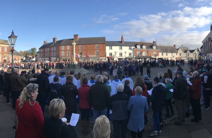A full square at Market Bosworth