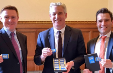 Will Quince, Steve Barclay and Dr Luke Evans MP