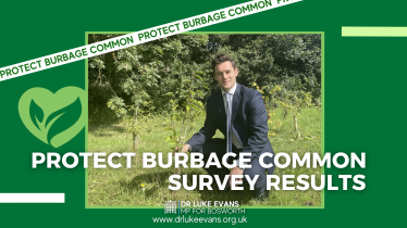 Dr Luke Evans MP releases results of Protect Burbage Common survey